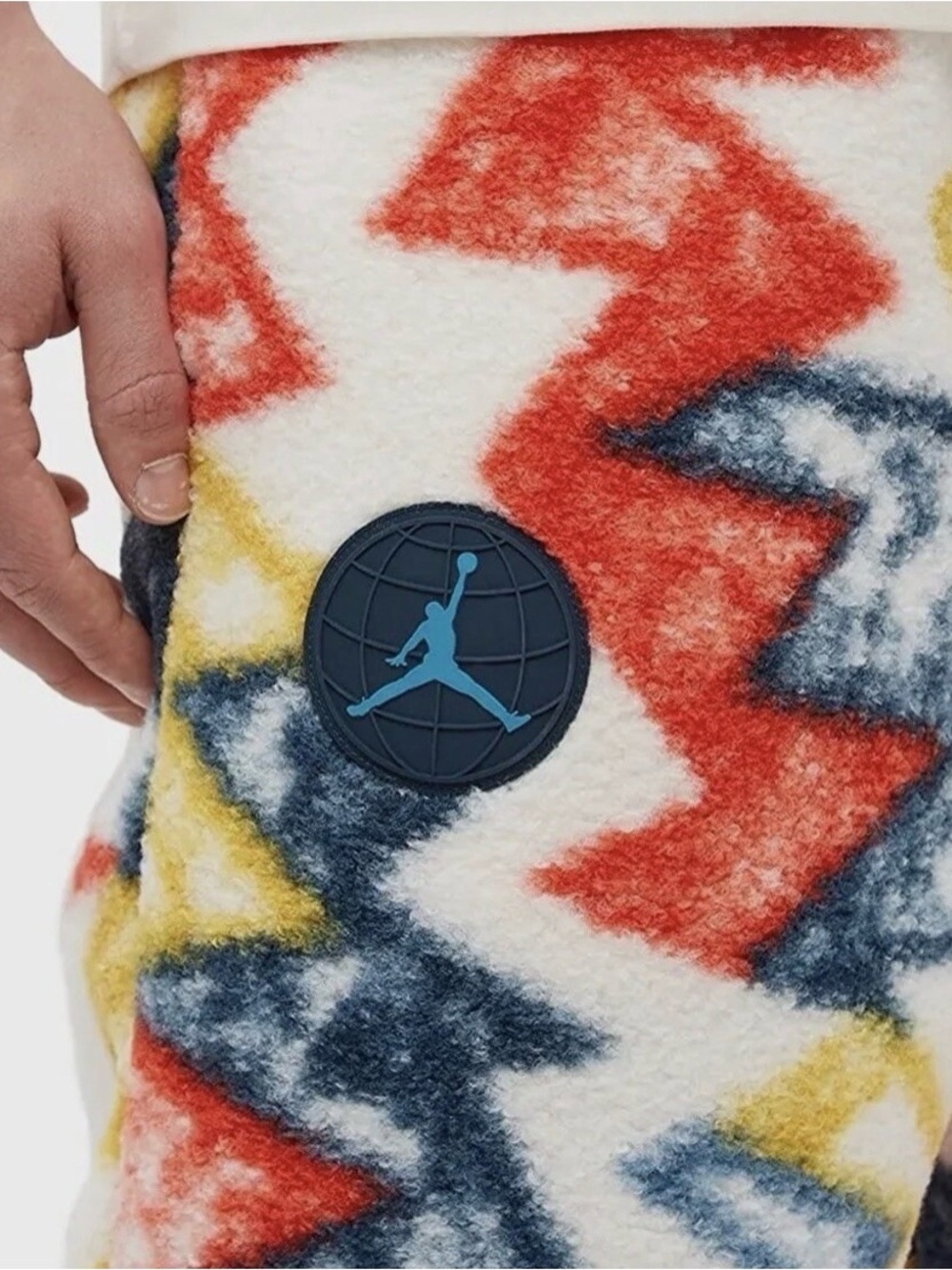 Nike Jordan Mountainside Multi Print Sherpa Fleece Men's Loose Fit Pants SZ S - Picture 12 of 16